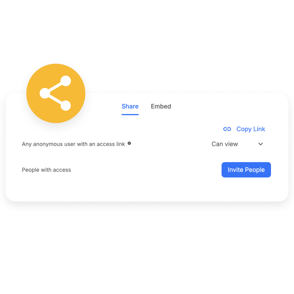 Export and share commentary-style explainer content easily from Visla